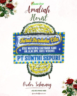 Papan Bunga Duka di Sahu