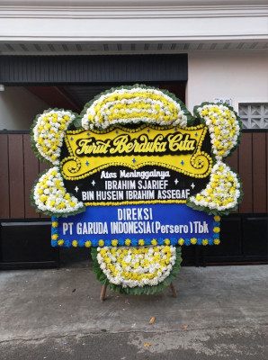 Papan Bunga Duka di Sahu