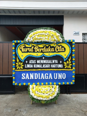 Papan Bunga Duka di Sahu